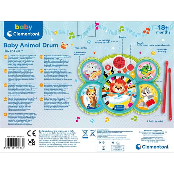 Clementoni Baby Animal Trumset