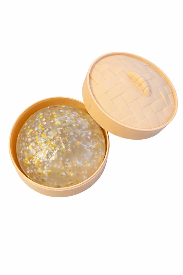 Dumpling Squeeze Sequin Slime 10cm