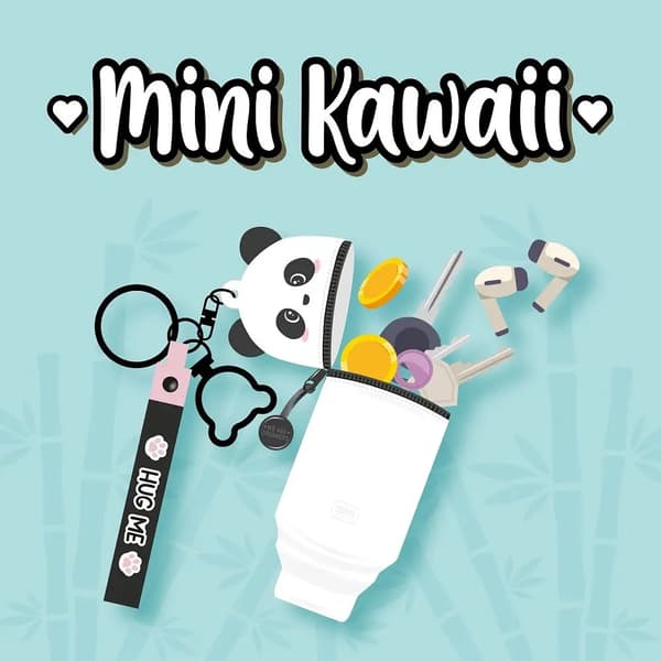 Legami Kawaii Lompakko-avaimenperä Panda