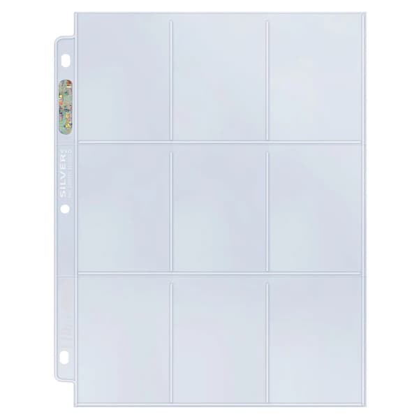 Plastlomme 9-P Ultra Pro 100-pak Silver Series