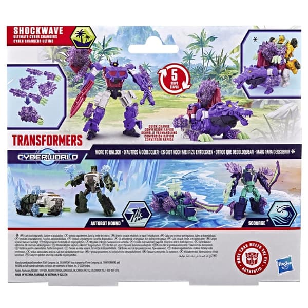 Transformers Cyberworld Ultimate Cyber changer Shockwave