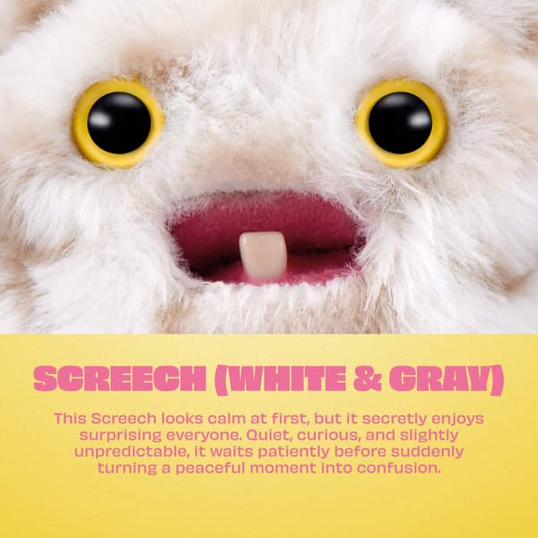 Fuggler Baby Fugg Screech Edition (White & Gray)