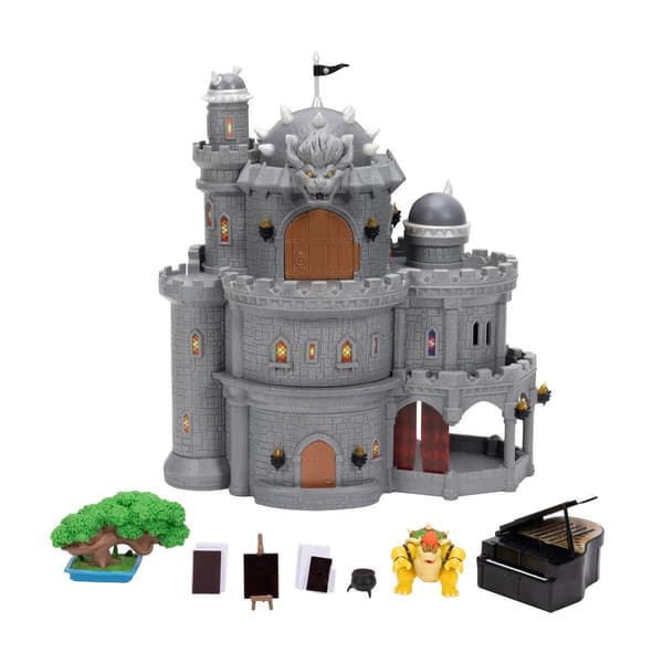 Mario Galaxy Movie Bowsers Castle leikkisetti