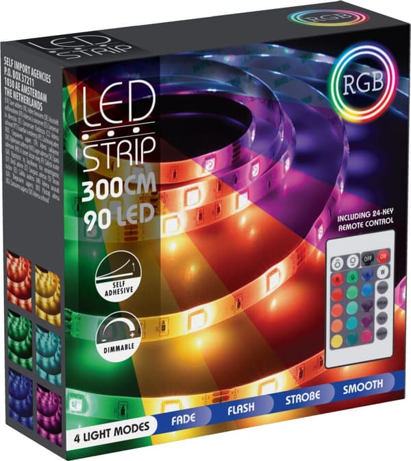 LED Strip 300cm 90LED RGB