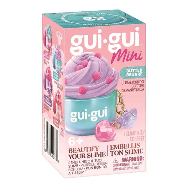 Gui Gui Mini Slime med nyckelring Butter