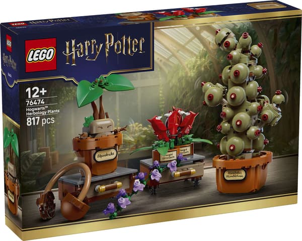 LEGO® Harry Potter™ Hogwarts™ växter för örtlära 76474