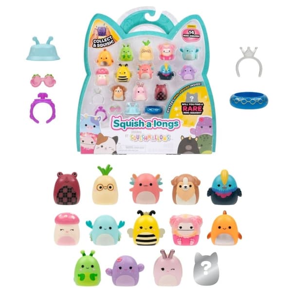 Squishmallows Squish-a-longs 14-pak s5 Sunny