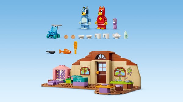 LEGO® Bluey Skolan med Rusty och Bluey 11221