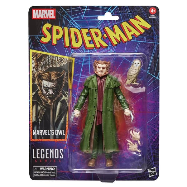 Spiderman Marvels Owl Retro Hahmo