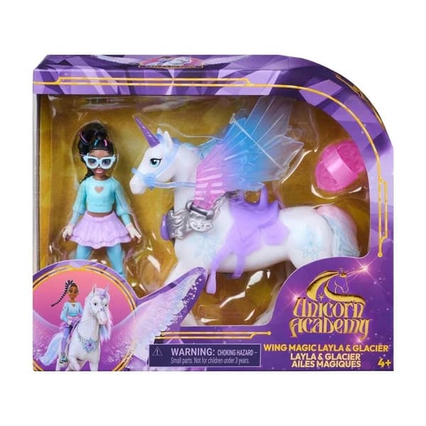 Unicorn Academy Wing Magic Layla & Glacier