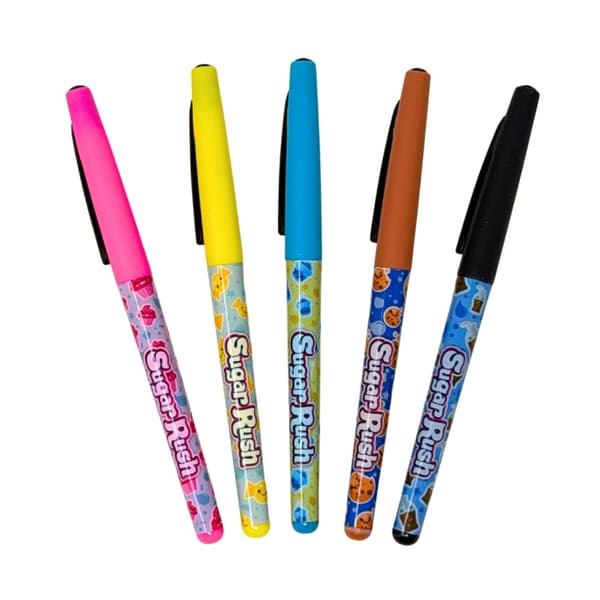 Scentos Sugar Rush Fineliners med doft 5-pack Lila