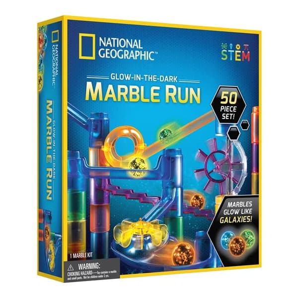 National Geographic Glow-In-The-Dark Marble Run