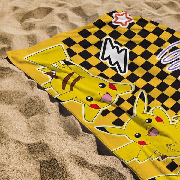 Pokémon Håndklæde 70x140cm Pikachu