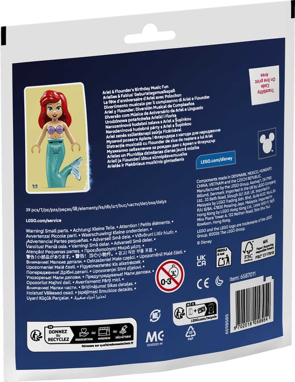 LEGO® Disney Ariels och Blunders musikkalas 30720