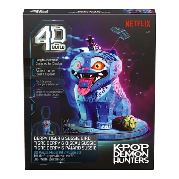 K-Pop Demon Hunters 4D Build Pussel Derpy Tiger