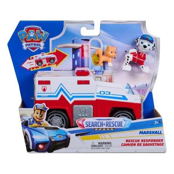 Paw Patrol Search & Rescue Marshall Pullback