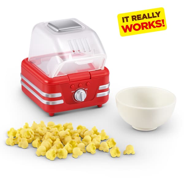 Mini Brands Magic Cook Kitchen Punainen Popcorn kone
