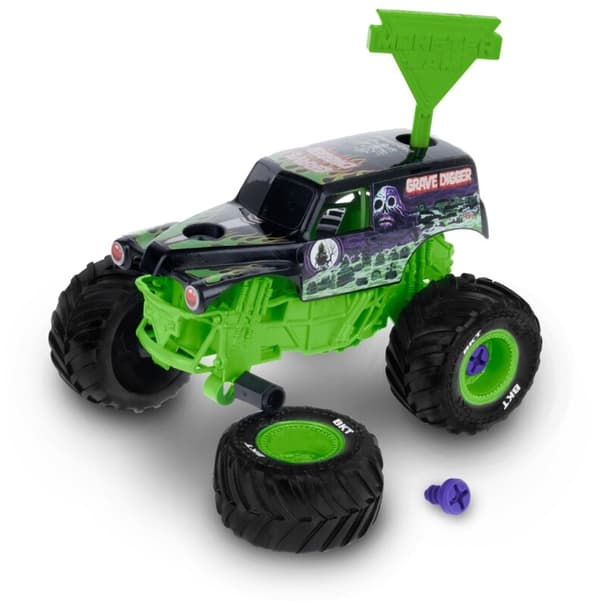 Monster Jam Mechanix 2-pack Megalodon/Grave Digger 1:32