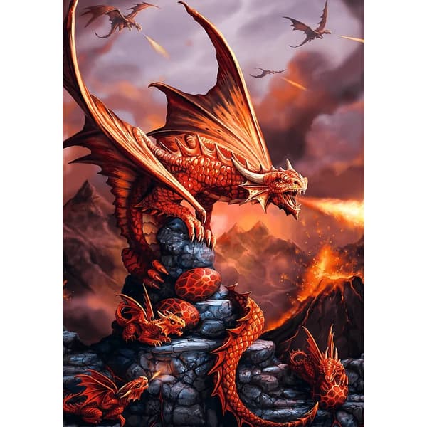 Trefl Fire Dragon Pussel 1000 bitar