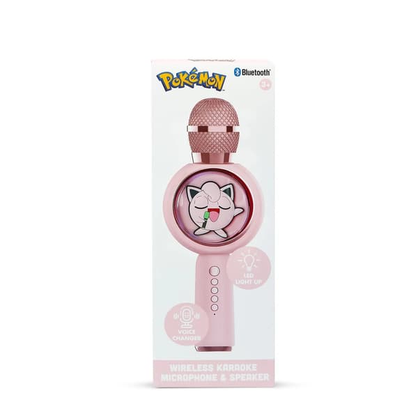 Pokemon JigglyPuff Langaton karaoke-mikrofoni valolla