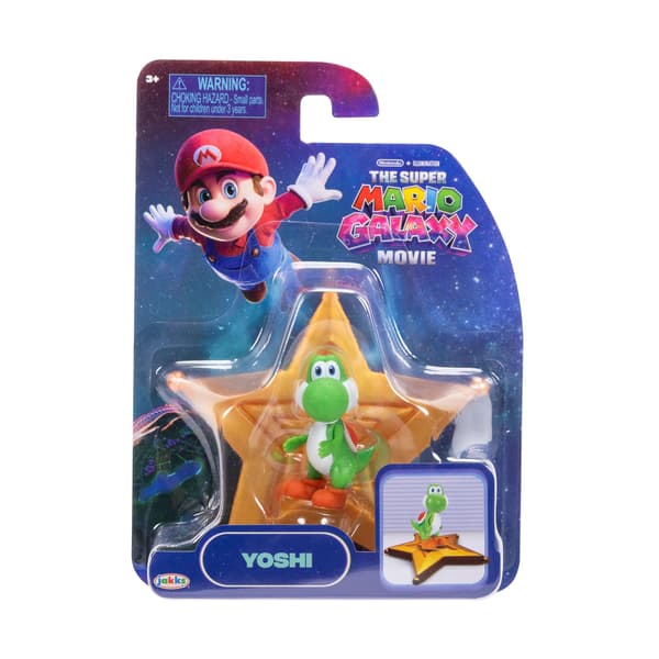Mario Galaxy Movie Figur 4cm W2 Yoshi