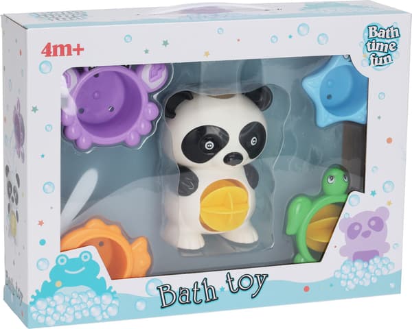 Badleksaker Panda 5 delar 4m+