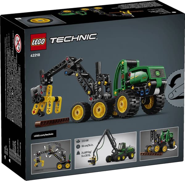 LEGO® Technic John Deere 1470H skogsmaskin 42218