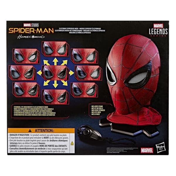 Marvel Legends Series Spiderman Electronic Mask Role Play