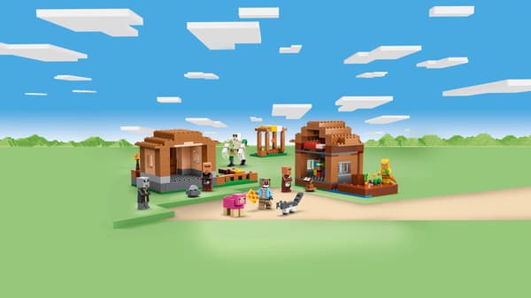 LEGO® Minecraft Byattack med uppväckare 21596