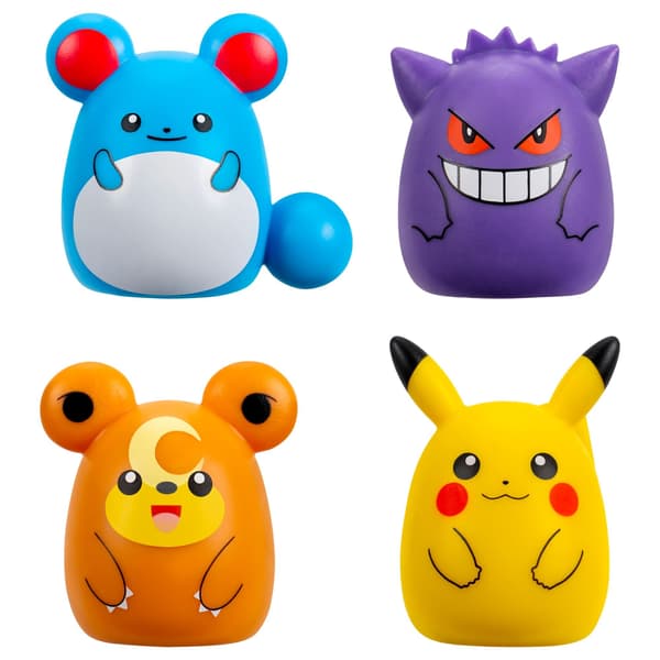 Squishmallows Pokemon Squish-a-longs 4-pak Pikachu