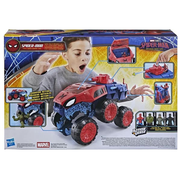 Marvel Spiderman ActionVerse 2-in-1 Super Chompin Tank