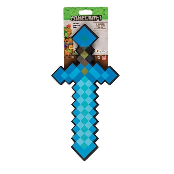Minecraft Sword Diamond Skumsværd lille