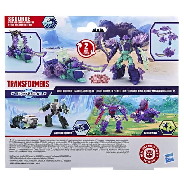 Transformers Cyberworld Ultimate Cyber changer Scourge