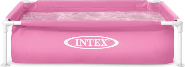 INTEX Uima-allas metallirungolla Vaaleanpunainen