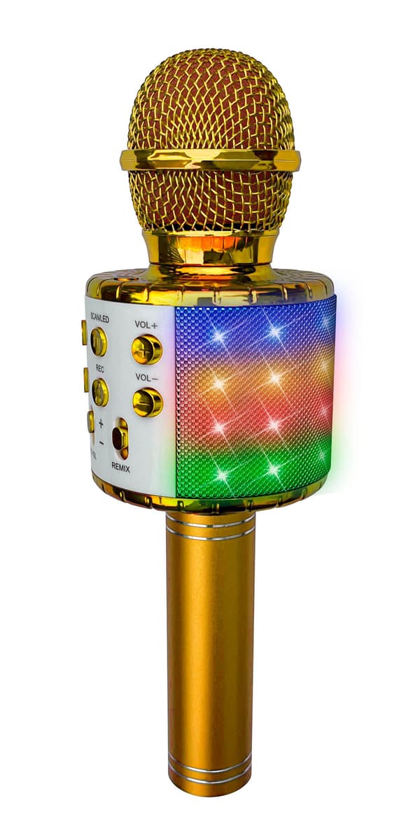 Karaoke-mikrofoni valolla