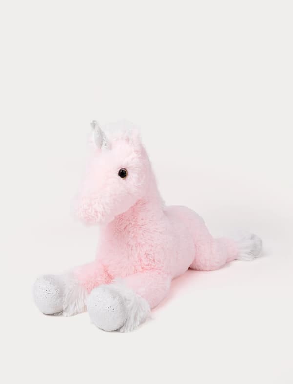 Unicorn Plush Pink/White