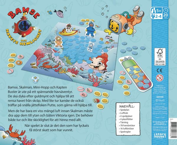 Bamse och Havets Hemlighet Barnspel