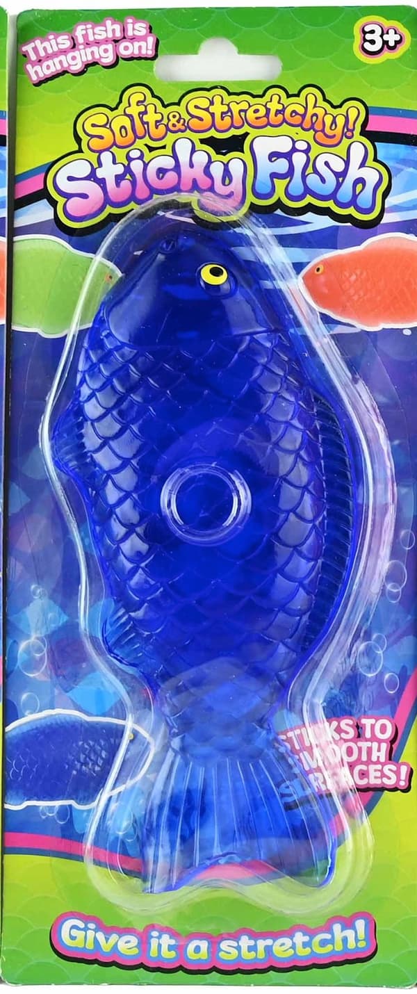 Sticky Fisk Squeeze Blå