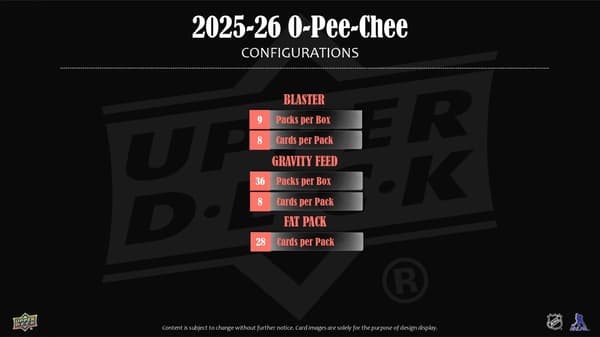 Upper Deck 2025-26 NHL O-Pee-Chee Blaster Box