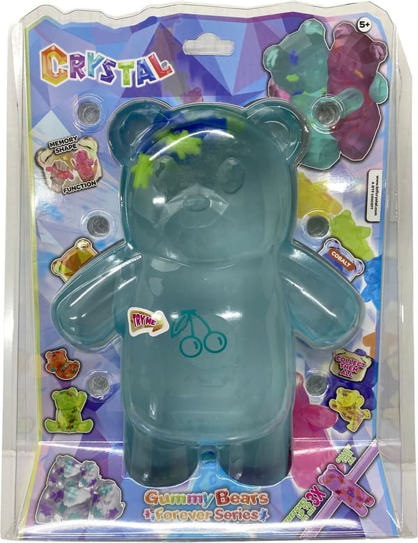 Stretchapalz Crystal Gummy Bears Maxi 24cm Cobalt