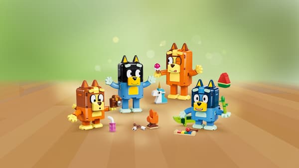LEGO® Bluey Palikkahahmo Bluey ja perhe 11217