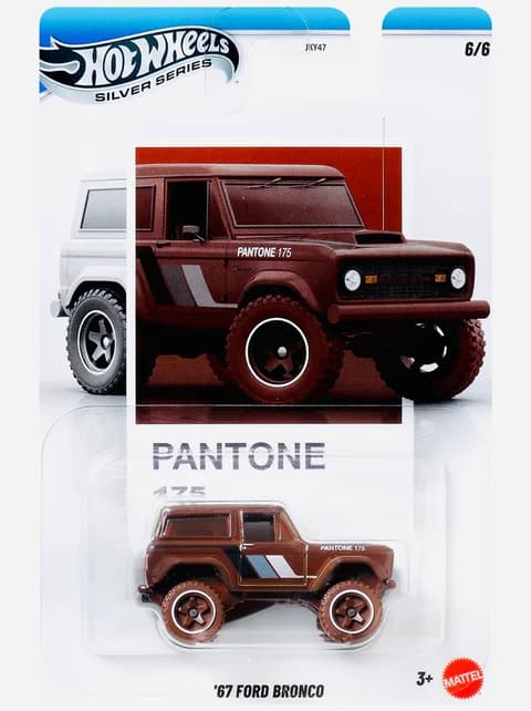 Hot Wheels Silver Series Pantone 6/6 67 Ford Bronco