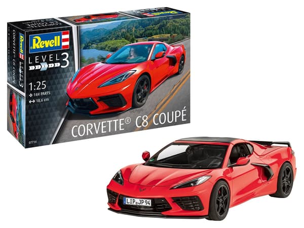 Revell Corvette C8 Coupé 1:25 Modelbyggesæt