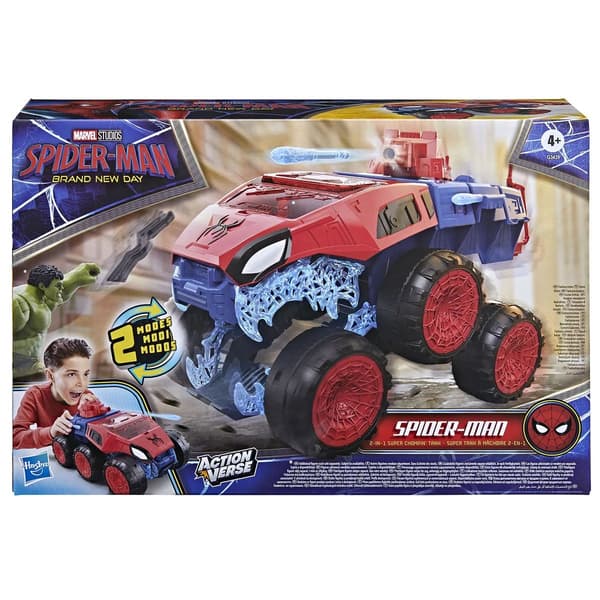 Marvel Spiderman ActionVerse 2-in-1 Super Chompin Tank
