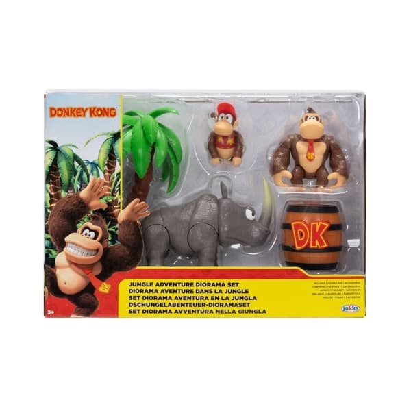 Donkey Kong Jungle Adventure Diorama Set