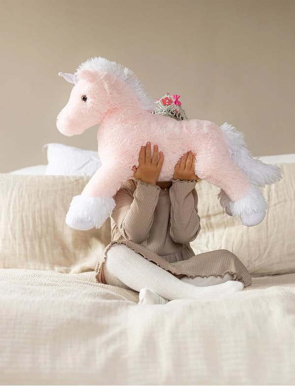 Unicorn Pehmolelut Pink/White