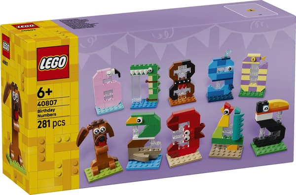 LEGO® Fødselsdagsnumre 40807
