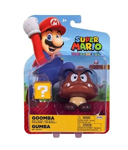 Super Mario Hahmo 10cm W42 Goomba with ? Block