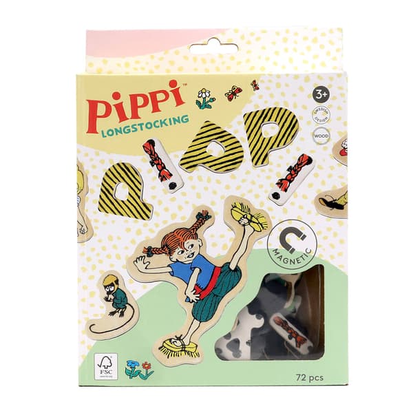 Pippi Langstrømpe Magnetiske bogstaver og figurer