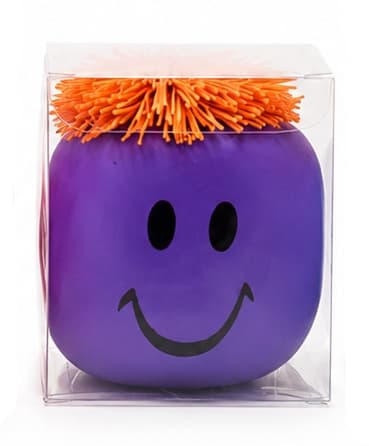 Squeeze Hoved Smiley Lilla